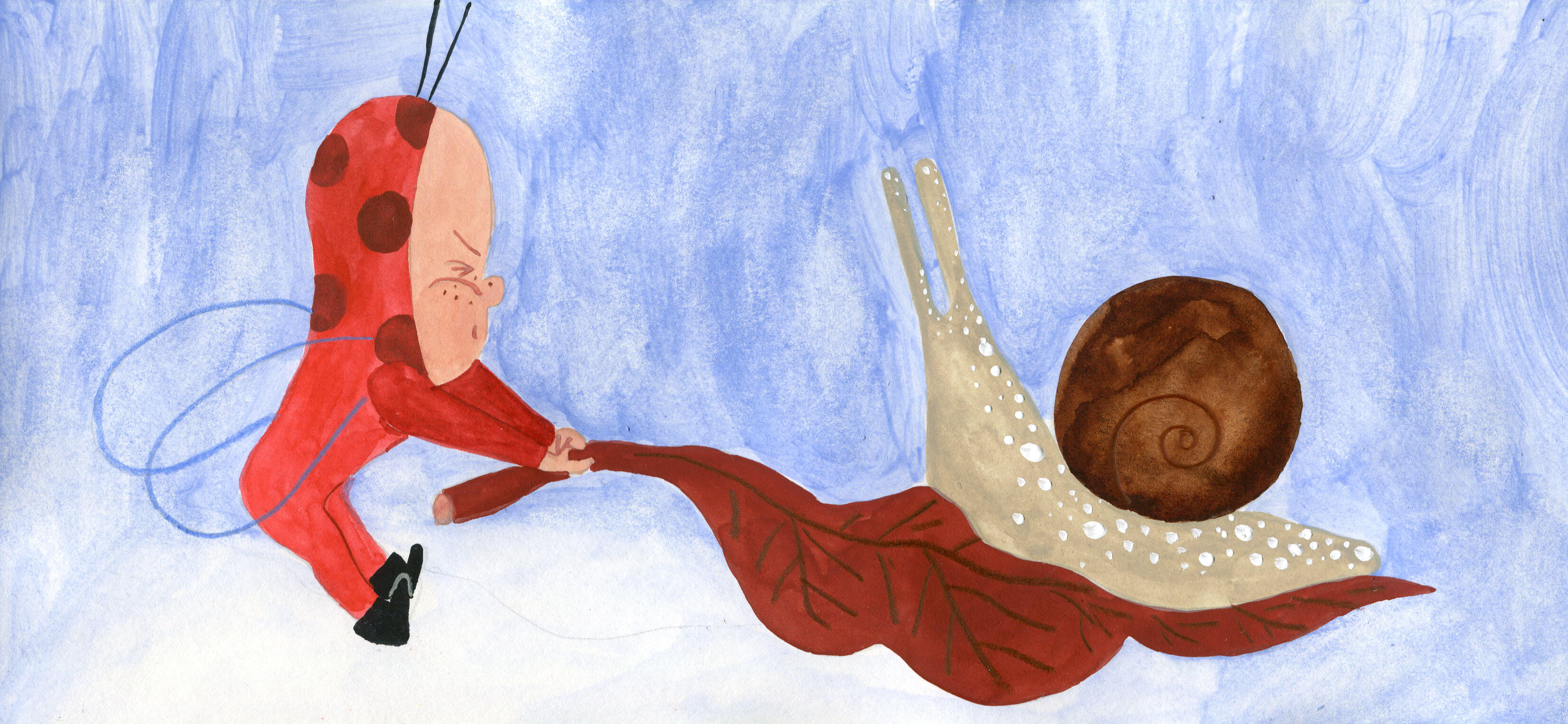 illustration from "Dot's Plan" picturebook illustration from "Dot's Plan" picturebook
